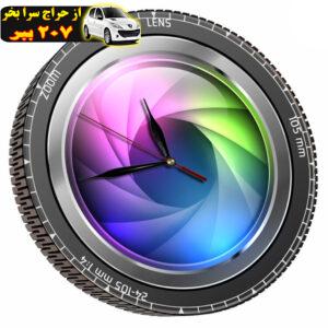 ساعت دیواری مدل لنز