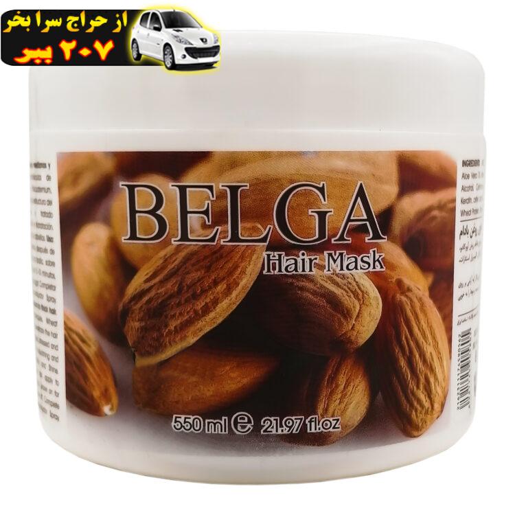 ماسک مو بلگا مدل Almond حجم 550 میلی لیتر