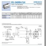 موتور آرمیچر مدلDC-12V-4.8V Mabuchi RS540SF