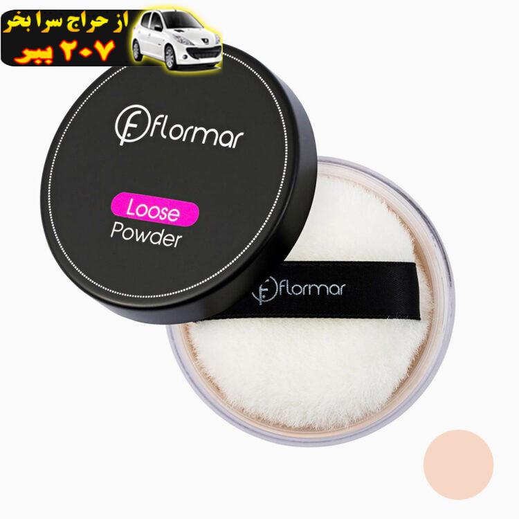 پودر تثبیت کننده آرایش فلورمار مدل Loose Powder شماره 02