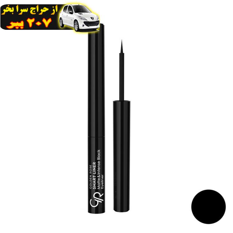 خط چشم گلدن رز مدل Matte & Intense