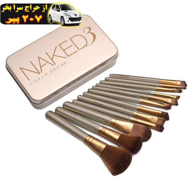 ست برس آرایشی ناکد مدل Urban Decay بسته 12عددی