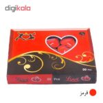 شمع وارمر طرح قلب بسته 50 عددی