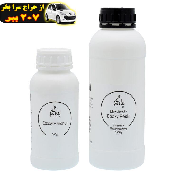 رزین اپوکسی فیلو مدل ER209 مجموعه 2 عددی وزن 1500 گرم