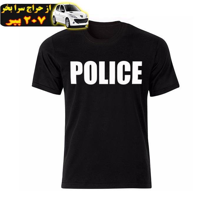 تی‌شرت مردانه طرح POLICE مدل BW13235