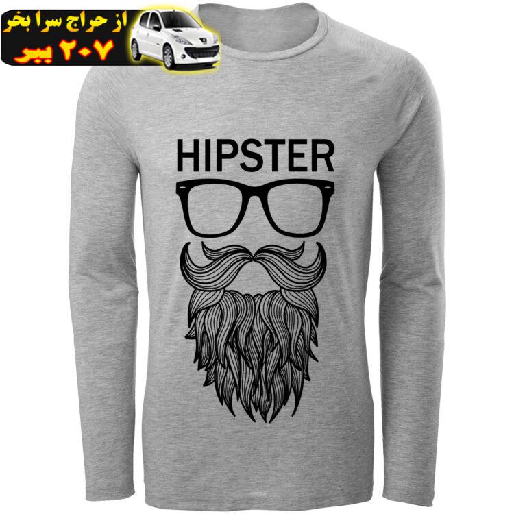 تی شرت آستین بلند مردانه طرح HIPSTER مدل S261