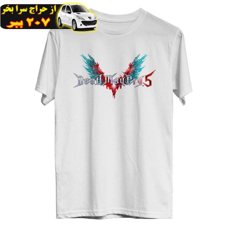 تیشرت مردانه طرح Devil May Cry رنگ سفید