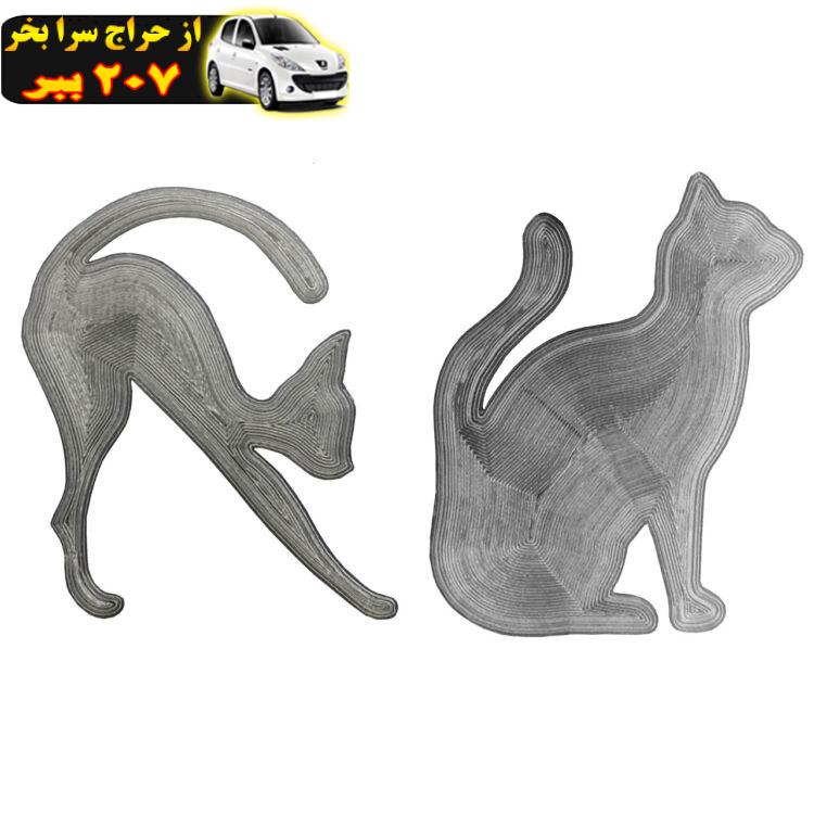 شابلون ابرو و خط چشم مدل Cat Line مجموعه 2 عددی