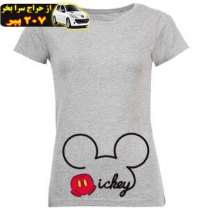 تیشرت زنانه طرح MICHEY کد R64