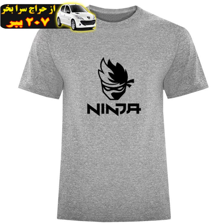 تیشرت آستین کوتاه مردانه طرح NINJA کد F189