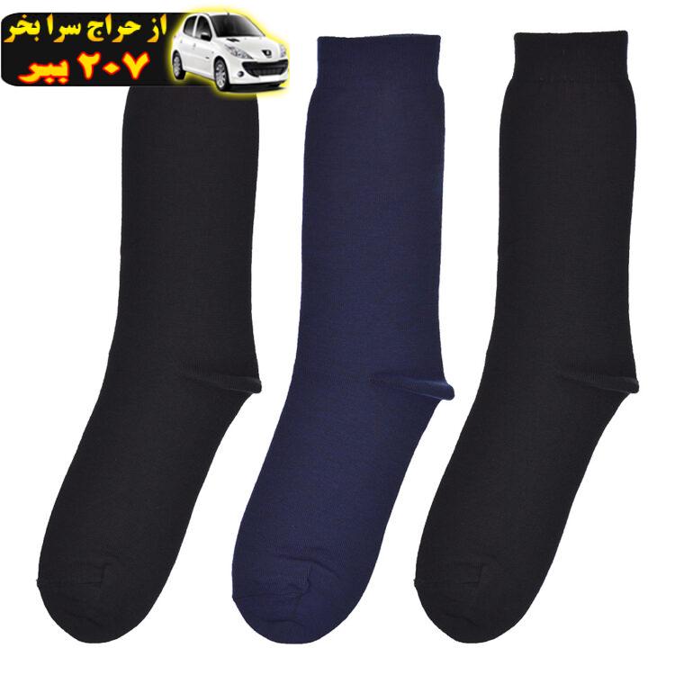 جوراب مردانه مدل 28ML134500 مجموعه 3 عددی