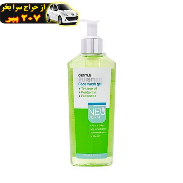 ژل شستشو صورت نئودرم مدل Gentle Purifier حجم 200 میلی لیتر