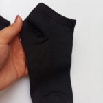 جوراب ساق کوتاه زنانه مدل ضخیم رنگ مشکی مجموعه 2 عددی
