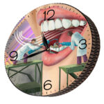 ساعت دیواری مدل دندانپزشکی