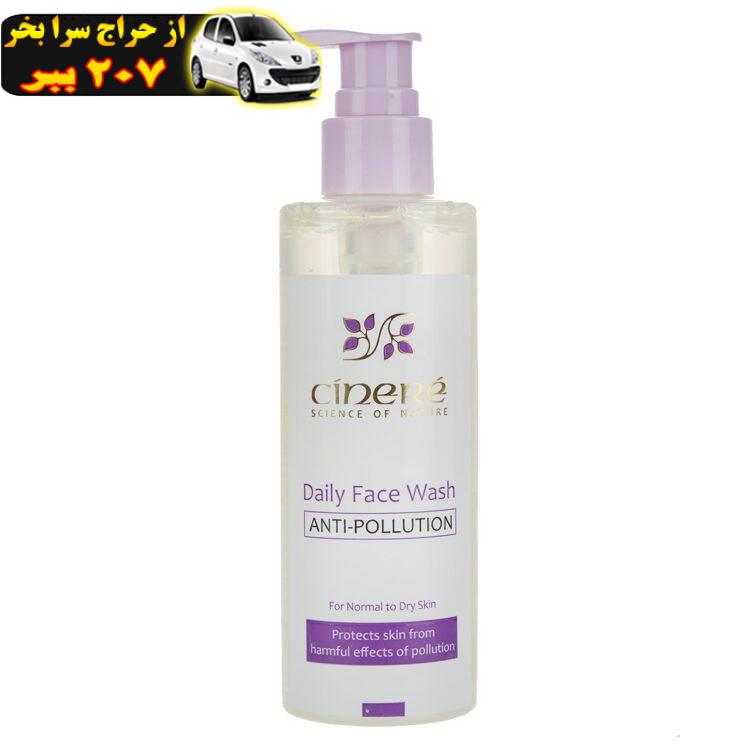 ژل شست و شوی صورت سینره مدل Normal To Dry Skin حجم 200 میلی لیتر