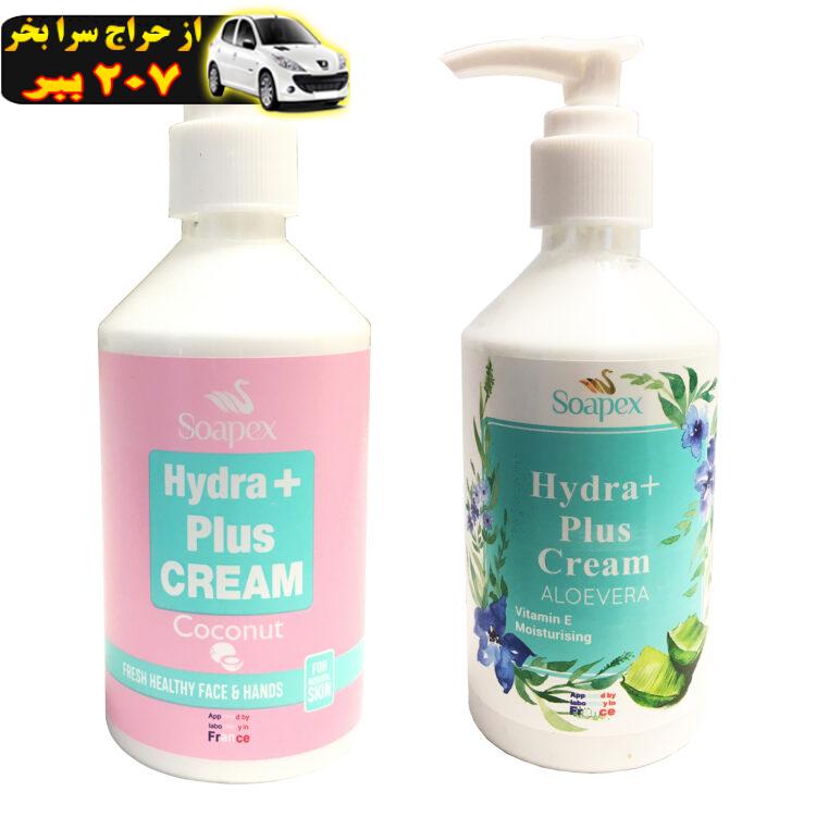 کرم مرطوب کننده سوپکس مدل آلوئه ورا حجم 250 میلی لیتر به همراه کرم آبرسان سوپکس مدل COCONUT حجم 250 میلی لیتر