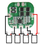 ماژول محافظ شارژ باتری لیتیومی 4 سل مدل HX-4S