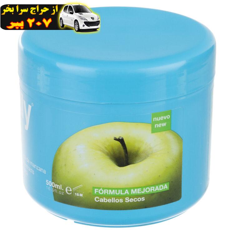 ماسک مو نلی مدل Green Apple حجم 500 میلی لیتر