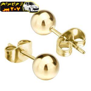 گوشواره میخی طرح توپی مدل 02 سایز 3