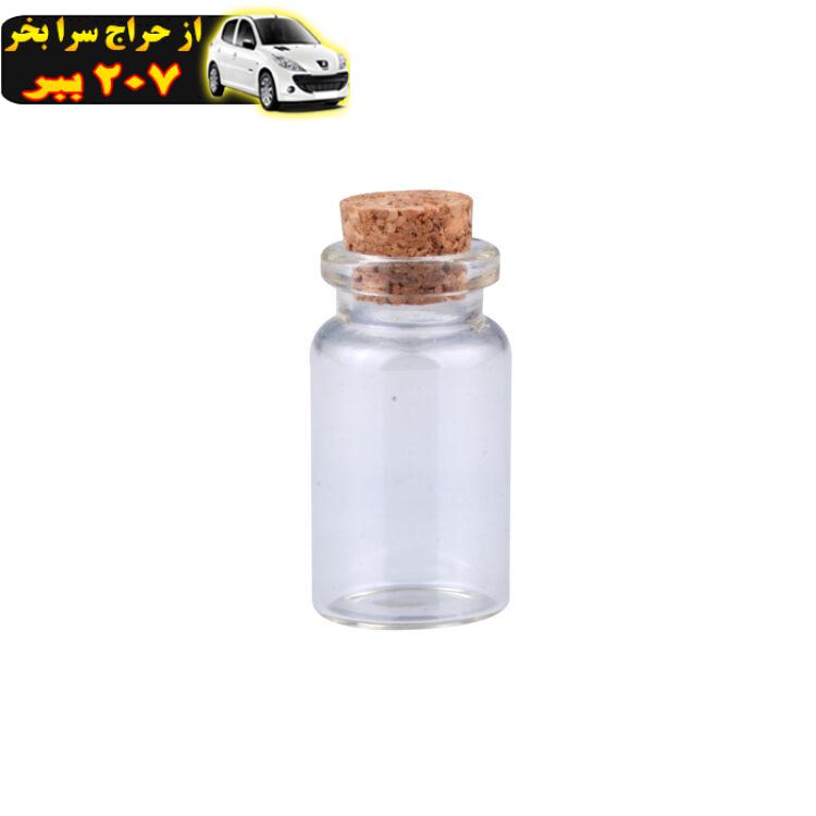 بطری دکوری طرح استوانه کد 0833 بسته 6 عددی