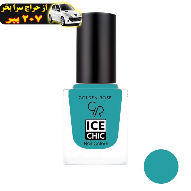 لاک ناخن گلدن رز مدل Ice chic شماره 95