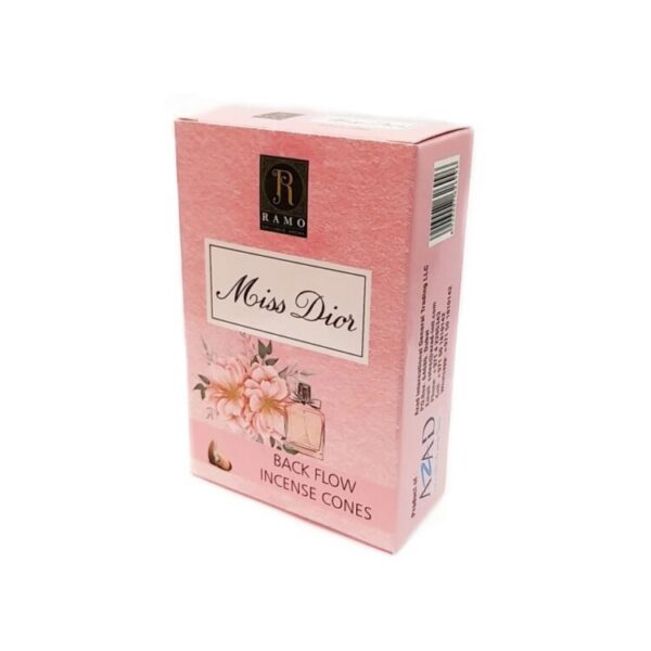 عود رامو مدل آبشاری اوشکایا طرح Miss Dior کد 01 بسته 10 عددی