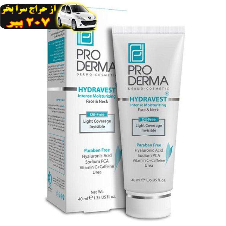 کرم مرطوب کننده پرودرما مدل Face&Neck حجم 40 میلی لیتر