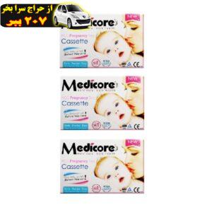 تست بارداری مدیکور مدل Cassette ۹۹.۸٪ بسته 3 عددی