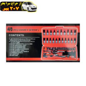 آچار بکس مدل 46-PCS مجموعه 46 عددی