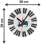 ساعت دیواری باروچین مدل پیانو کد C102