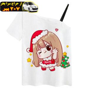 تی شرت زنانه مدل کریسمس کد TP01-18