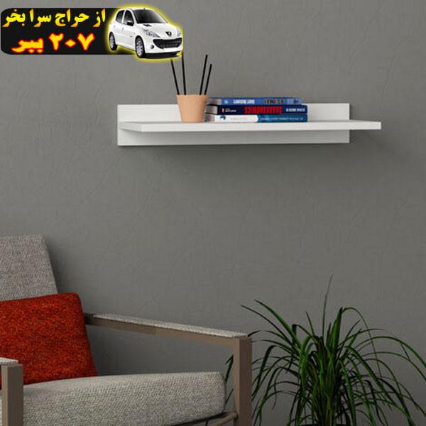 شلف دیواری فلفور کابینت مدل mp 60x23 cm