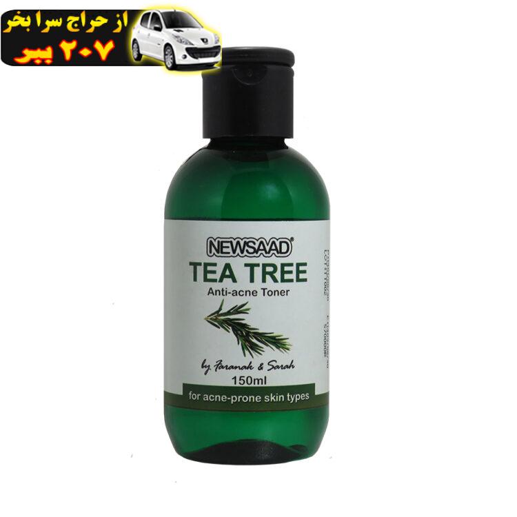 تونر نیوساد مدل Tea Tree حجم 150 میلی لیتر