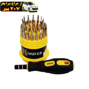 پیچ گوشتی موبایلی  هوفر مدل HT - 003131 مجموعه 30 عددی