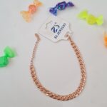 دستبند زنانه زد جی جولری مدل ساده زنجیری