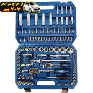 آچار بکس صنعتی باس مدل BS-108PCS مجموعه 108 عددی