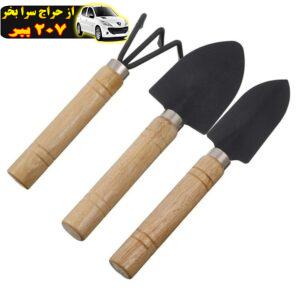 بیلچه و چنگک باغبانی مدل OXIN مجموعه 3 عددی