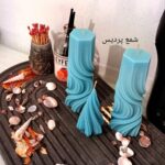 شمع طرح استوانه مدل گلاریس بسته 3 عددی