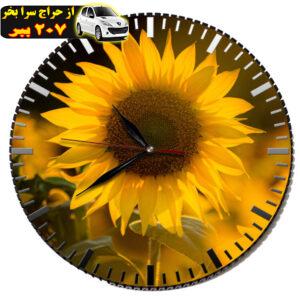 ساعت دیواری مدل گل آفتابگردان