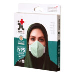 ماسک تنفسی جانان طب مدل ماسک N95 بدون دریچه بازدمی N95 MASK