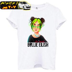تی شرت آستین کوتاه زنانه اسد طرح بیلی آیلیش کد 48