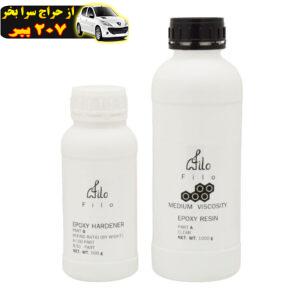 رزین اپوکسی فیلو مدل MV208 وزن 1500 گرم مجموعه دو عددی