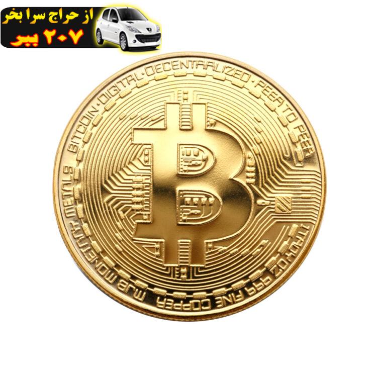 دکوری مدل سکه بیت کوین طرح BTC