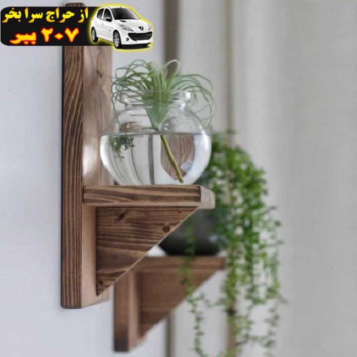 طبقه دیواری مدل Macrame