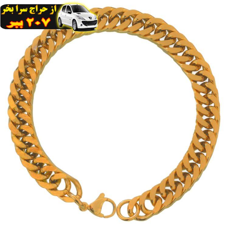 دستبند مردانه مدل استیل زنجیری 08