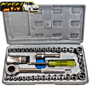 آچار بکس و سری آچار بکس مدل BPRFG - 28 مجموعه 40 عددی