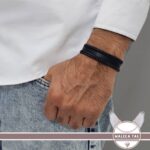 دستبند مردانه مدل بافت