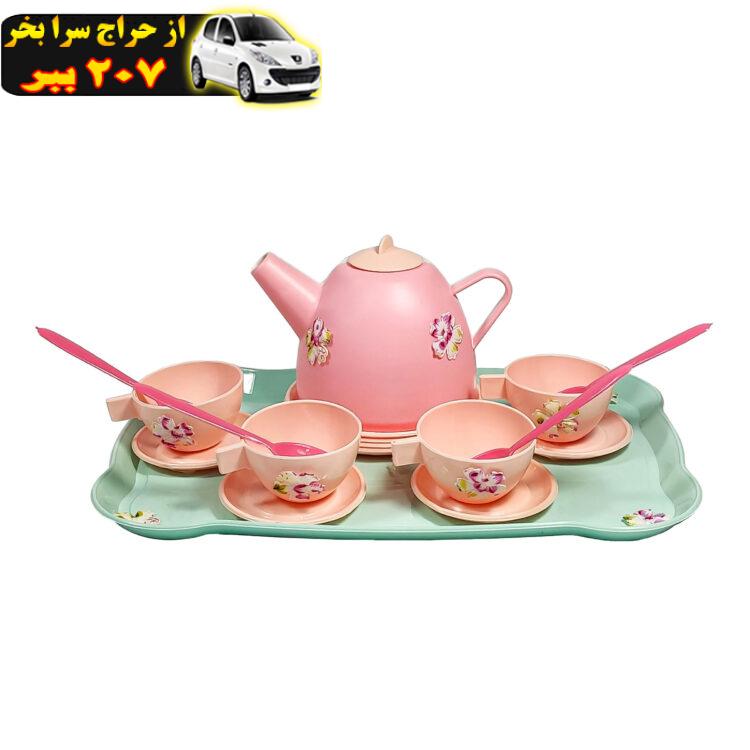 ست اسباب بازی آشپزخانه مدل چایی خوری چهارنفره TK-4P