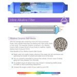فیلتر دستگاه تصفیه کننده  آب آکوا پیورست مدل پست کربن و مینرال قلیایی مجموعه 3 عددی