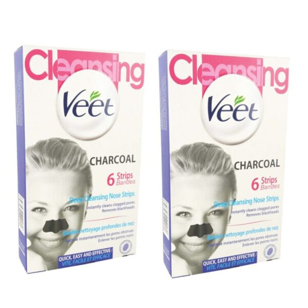 چسب‌ پاک کننده بینی ویت مدل Charcoal مجموعه 2 عددی